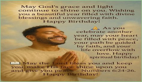 Happy Spiritual Birthday Wishes And Blessings